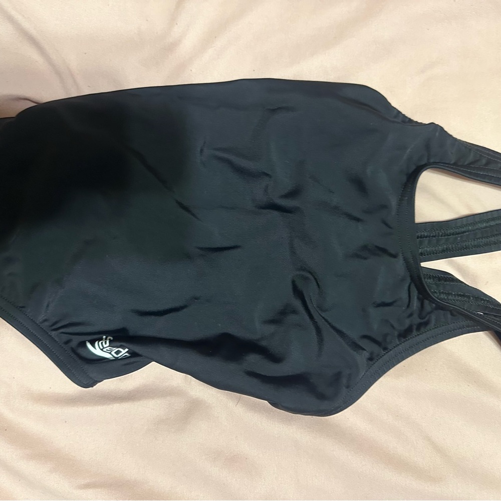 Speedo Kids One-Piece Swimsuit in Black